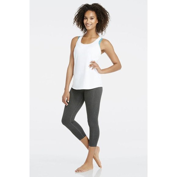 FABLETICS White Mosa Tank Top sz XXS Athletic Yoga - Picture 4 of 15